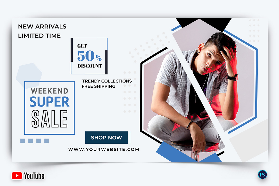 Sale Offer YouTube Thumbnail Design Template-04