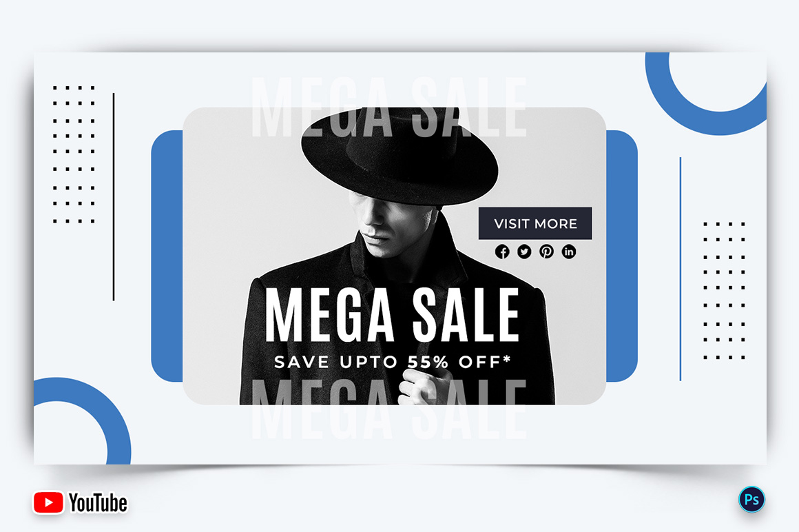 Sale Offer YouTube Thumbnail Design Template-07