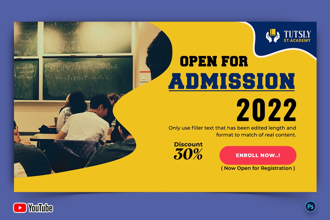 School Admission YouTube Thumbnail Design Template-03