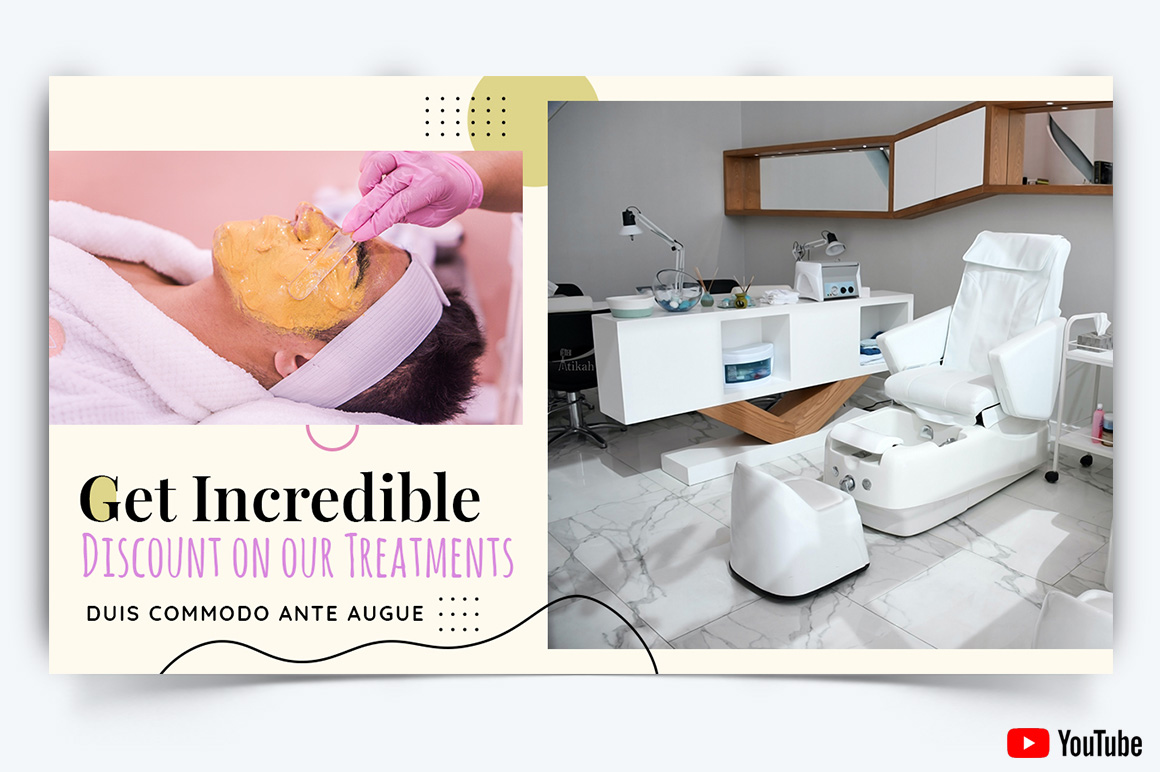 Spa and Salon YouTube Thumbnail Design Template-08