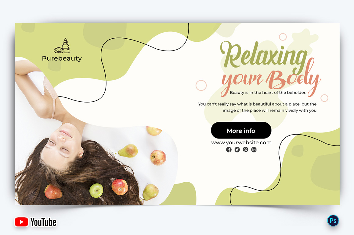 Spa and Salon YouTube Thumbnail Design Template-15