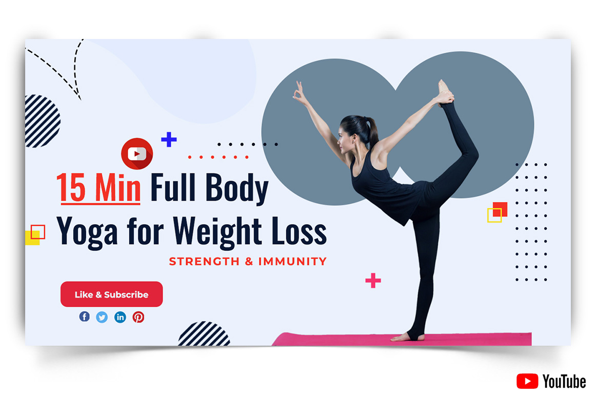 Yoga and Meditation YouTube Thumbnail Design Template-09