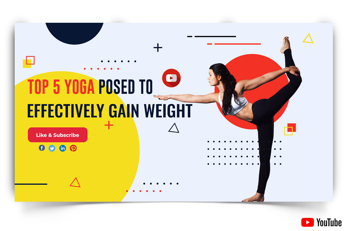 Yoga and Meditation YouTube Thumbnail Design Template-15