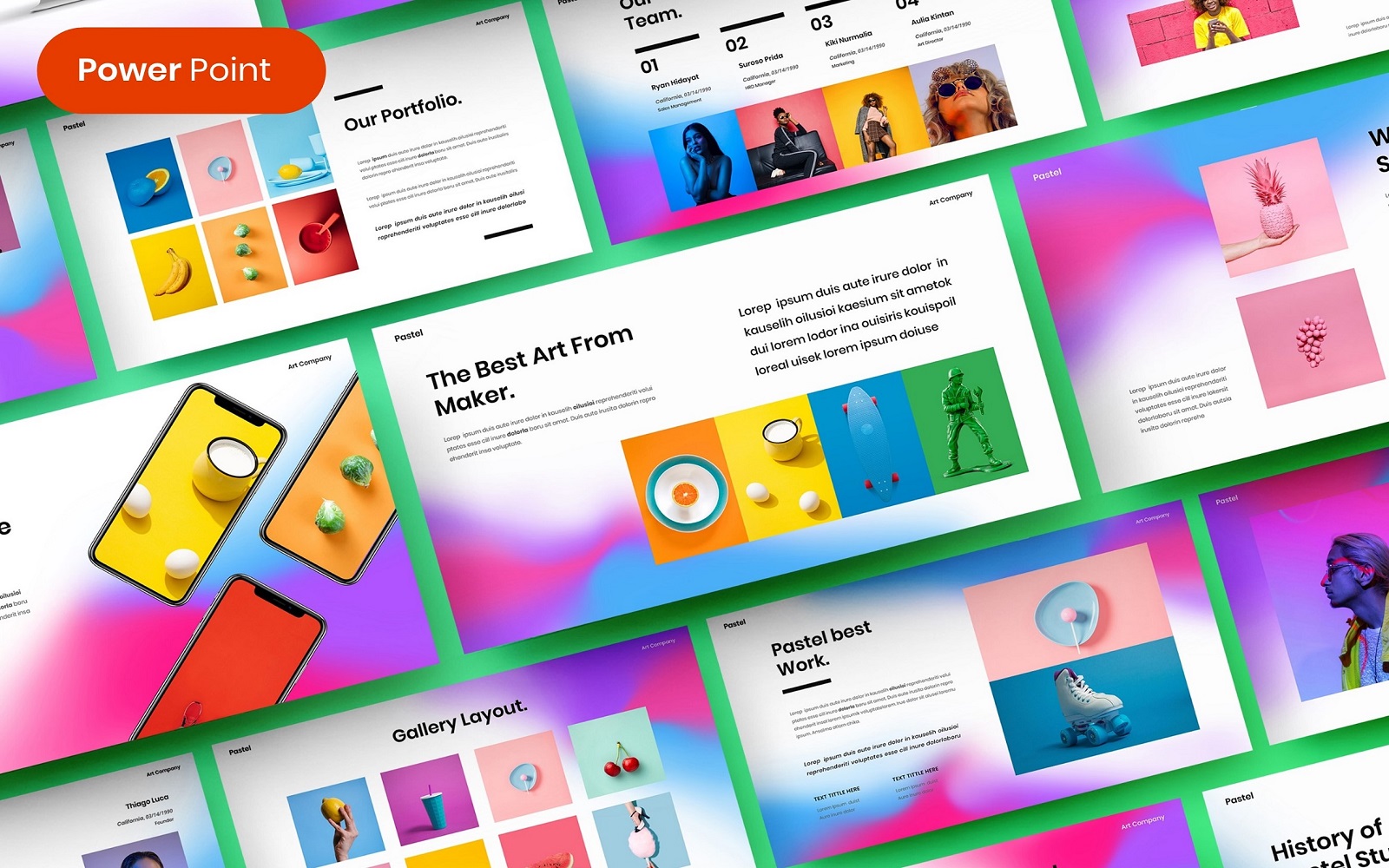 Pastel – Busines PowerPoint Template