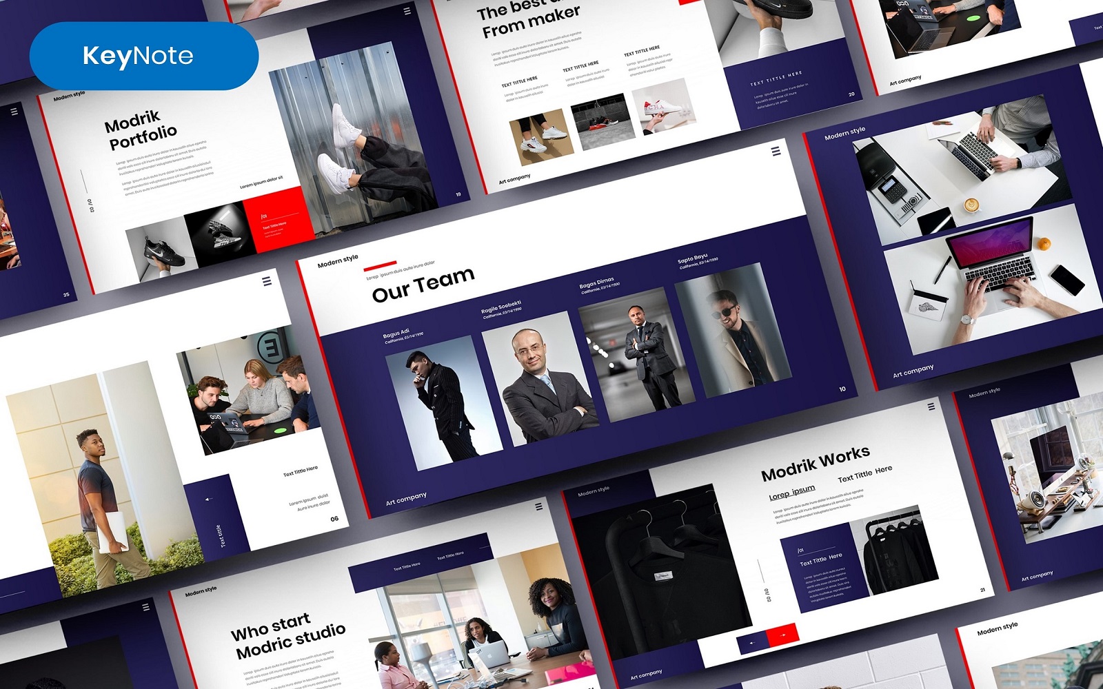 Modrik – Business Keynote Template