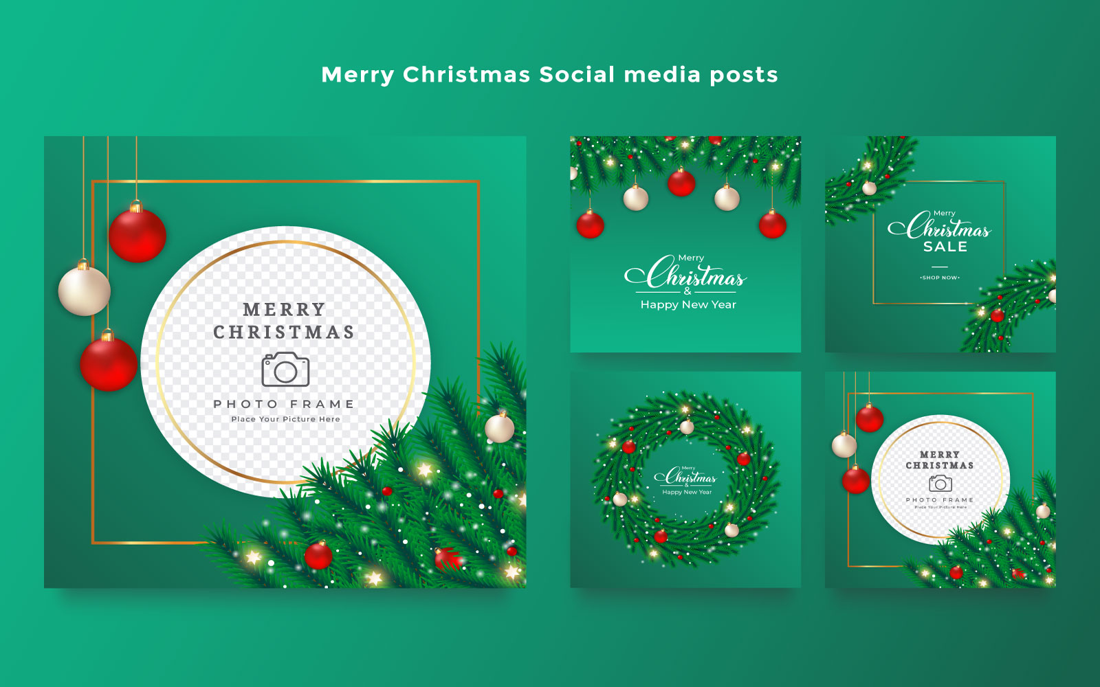 Christmas Social Media Banner Bundle
