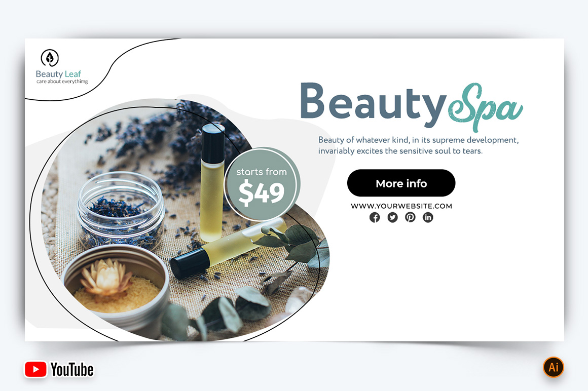 Spa and Salon YouTube Thumbnail Design -22