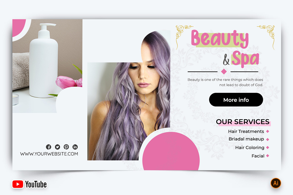 Spa and Salon YouTube Thumbnail Design -26