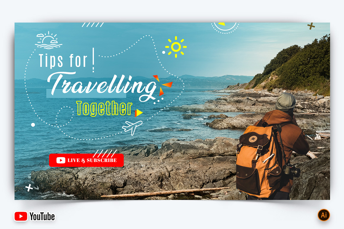 Travel and Trip YouTube Thumbnail Design -01