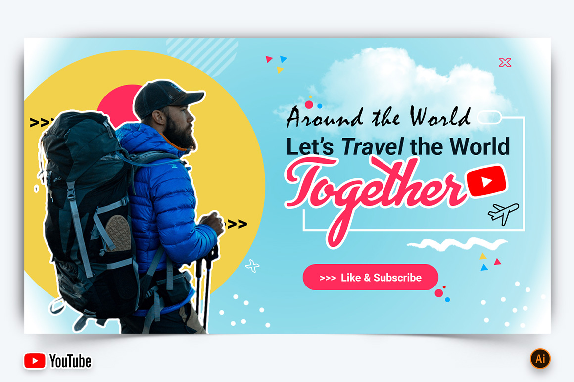 Travel and Trip YouTube Thumbnail Design -04