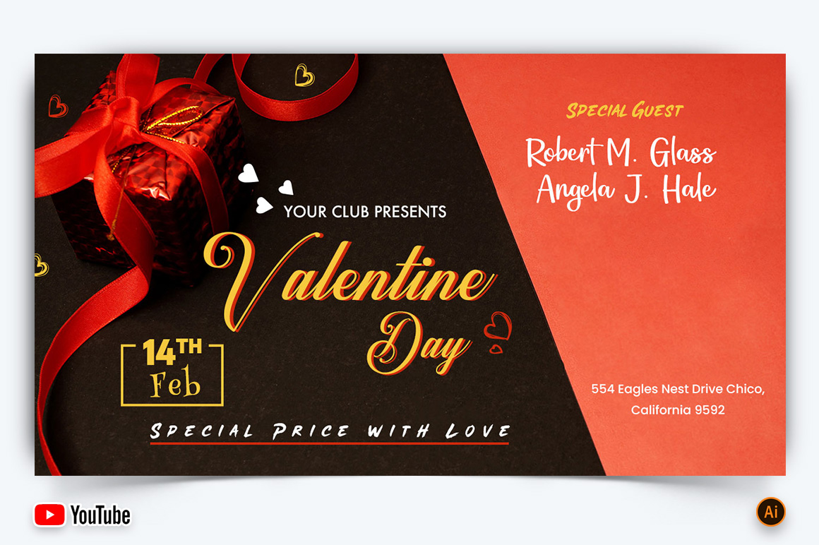 Valentines Day YouTube Thumbnail Design -06