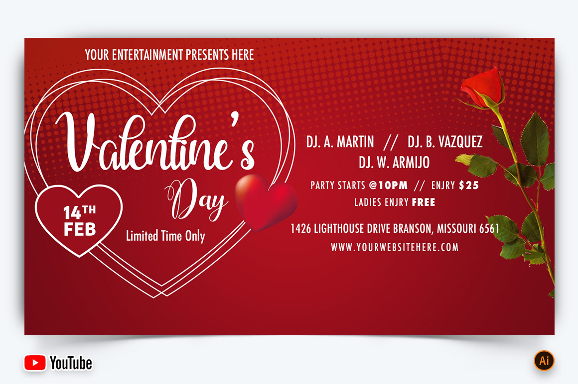 Valentines Day YouTube Thumbnail Design -08