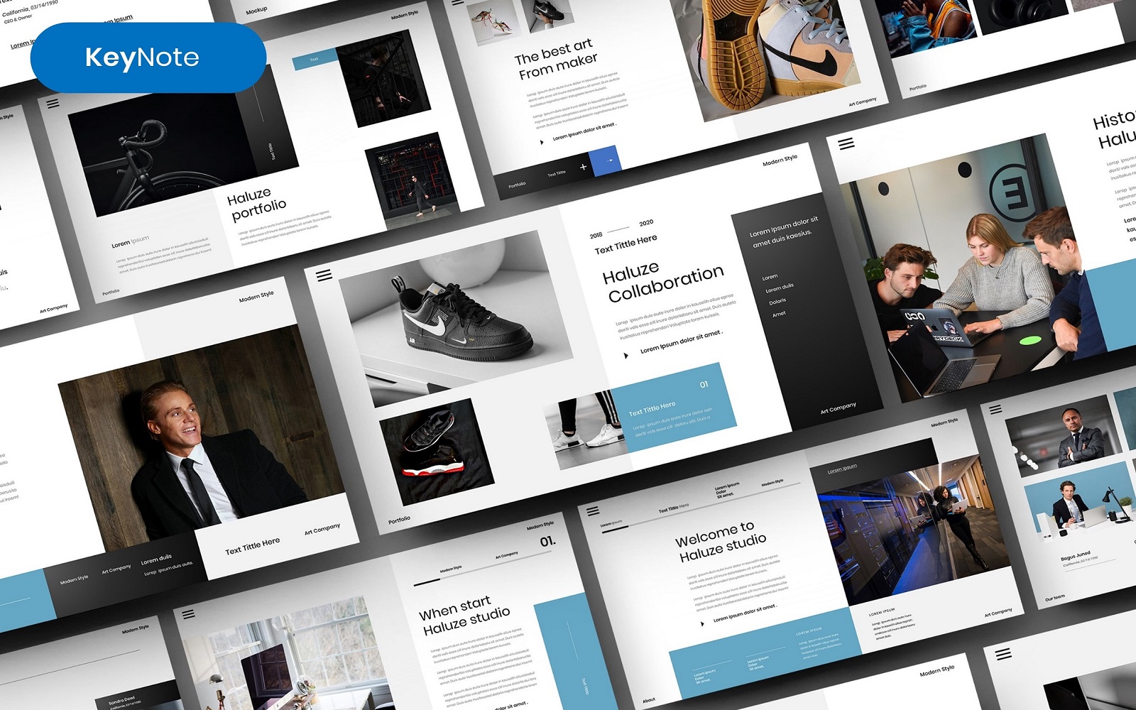 Haluze – Business Keynote Template