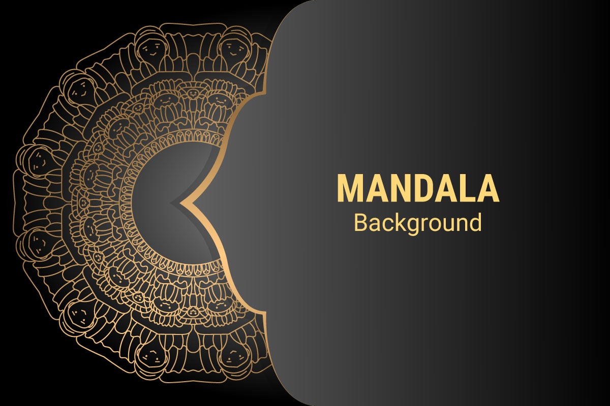 Mandala Pattern Template Design