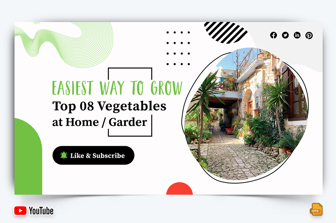 Home Gardening YouTube Thumbnail Design -001