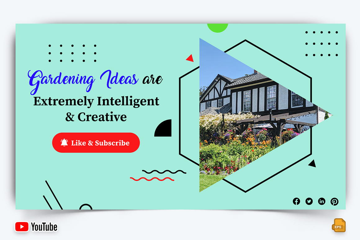 Home Gardening YouTube Thumbnail Design -005