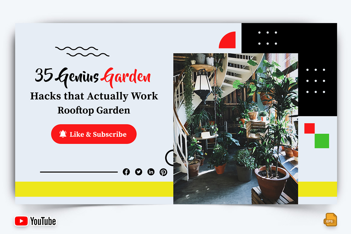 Home Gardening YouTube Thumbnail Design -007