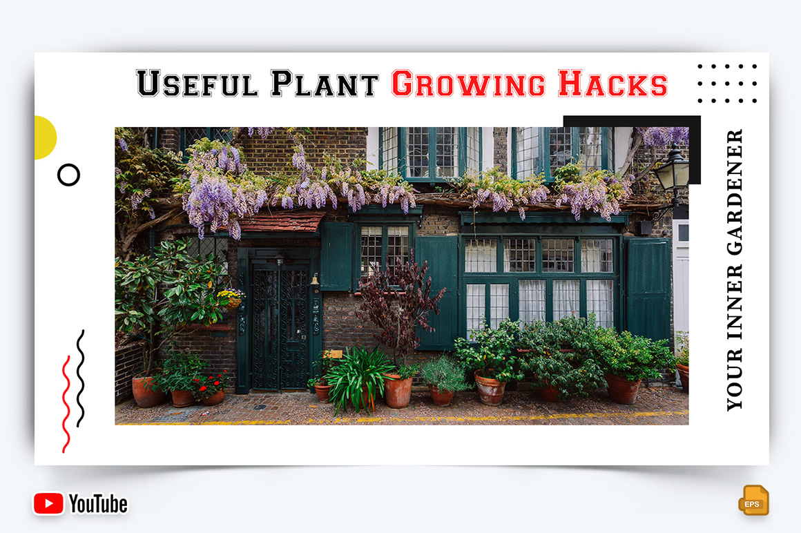 Home Gardening YouTube Thumbnail Design -009