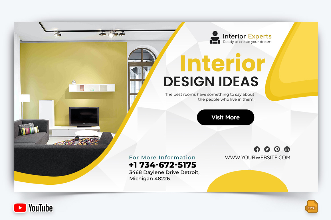 Interior Minimal YouTube Thumbnail Design -021