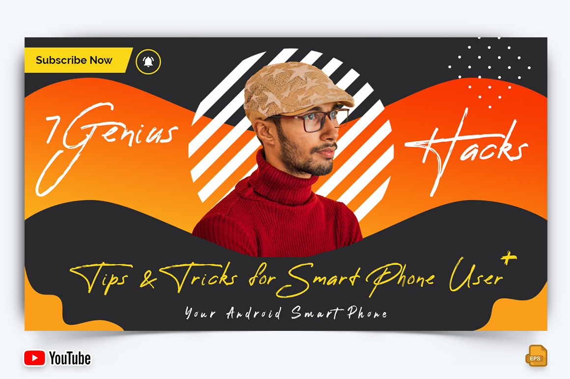 Mobile Tips Tricks YouTube Thumbnail Design -003