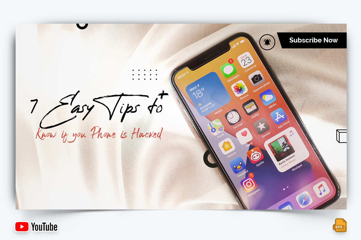 Mobile Tips Tricks YouTube Thumbnail Design -009