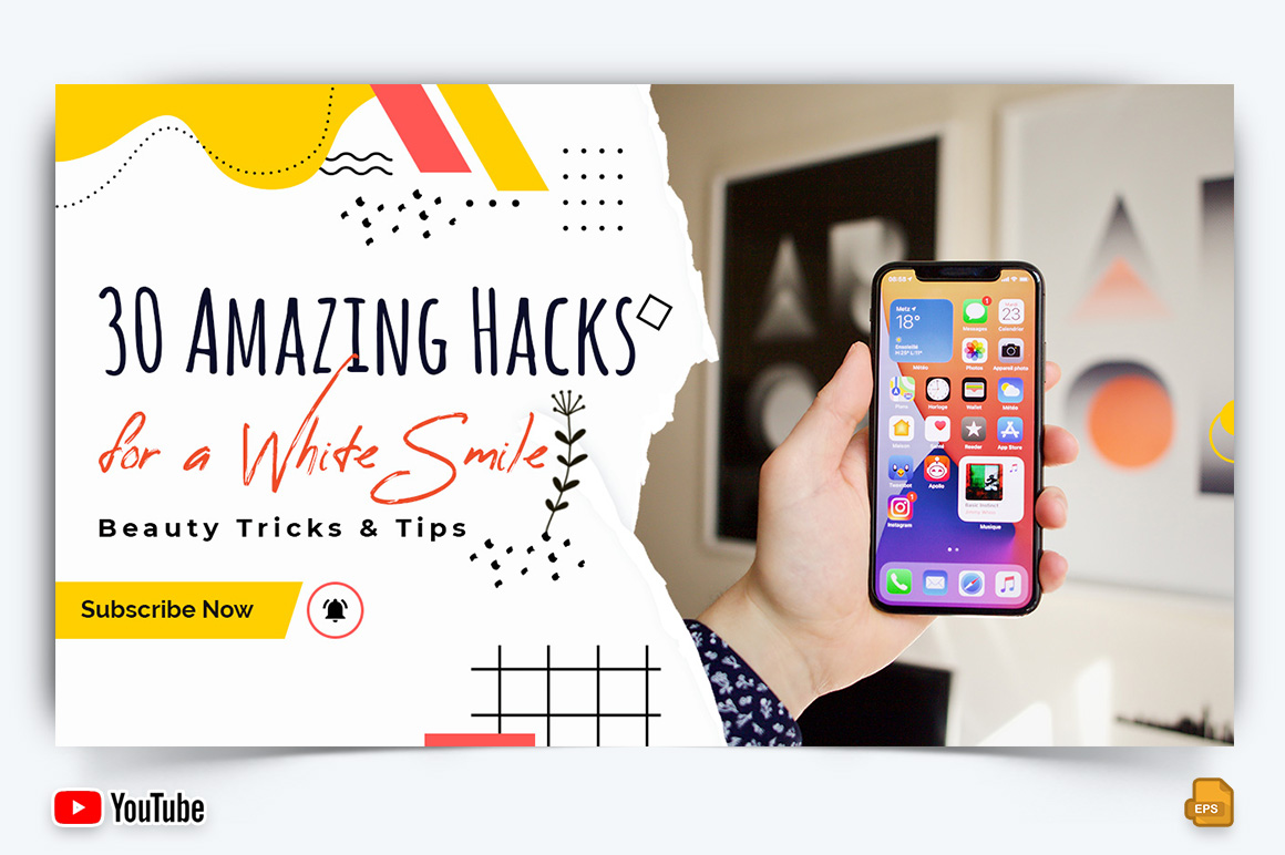 Mobile Tips Tricks YouTube Thumbnail Design -015