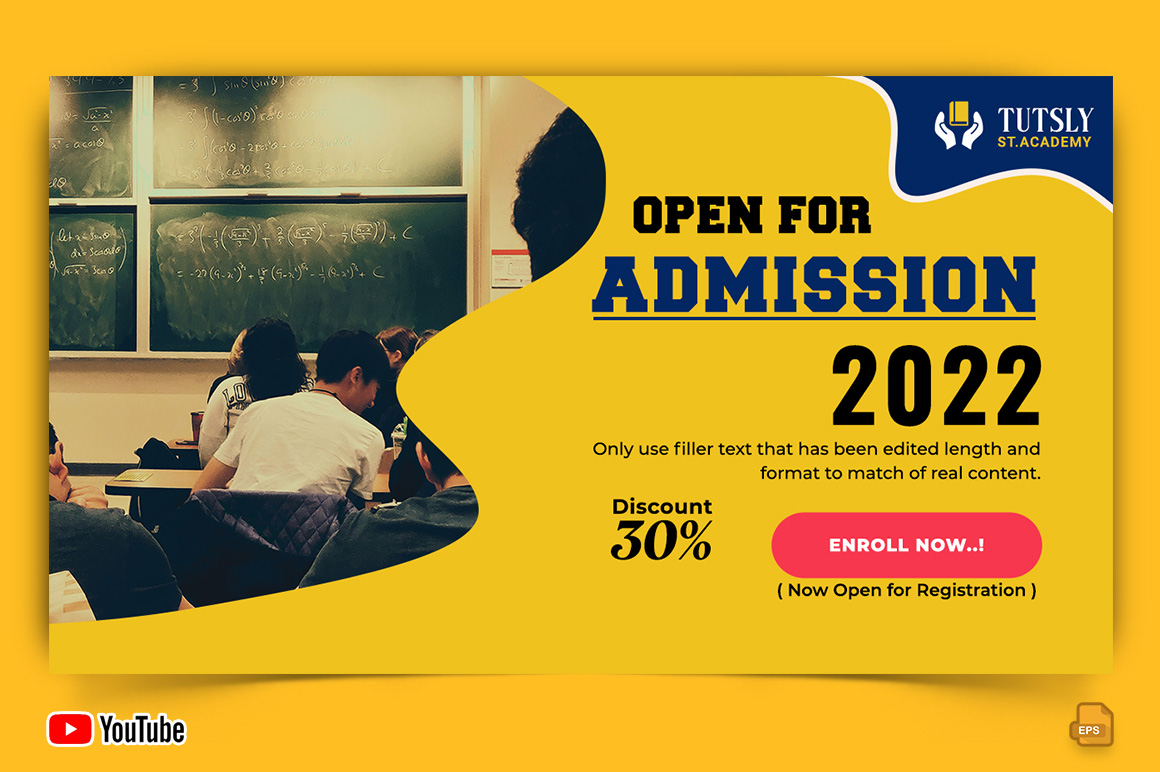 School Admission YouTube Thumbnail Design -003