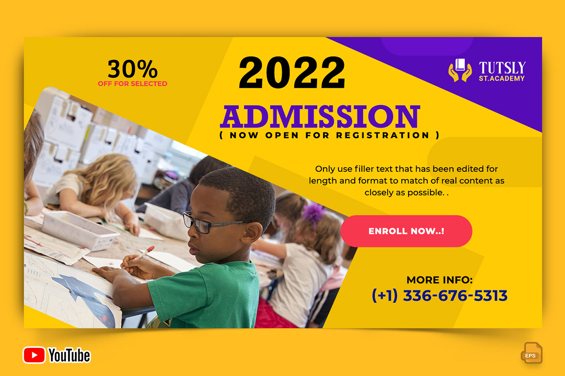 School Admission YouTube Thumbnail Design -010