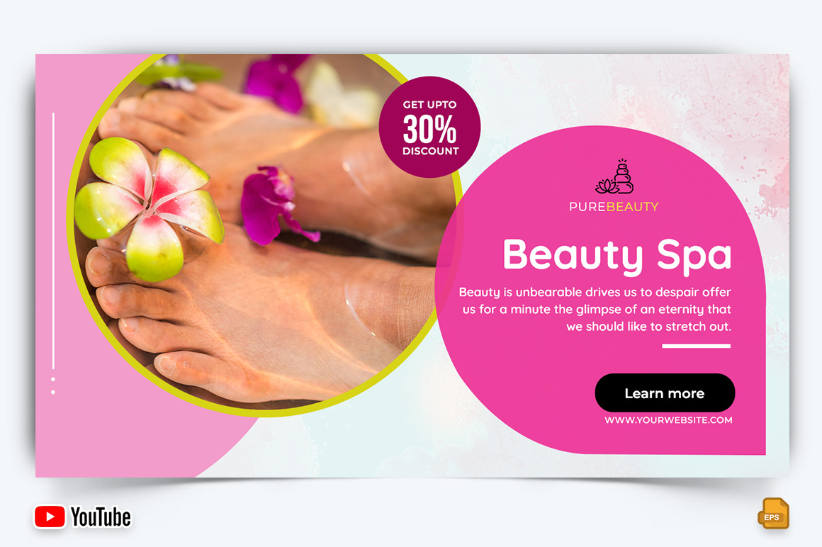 Spa and Salon YouTube Thumbnail Design -012