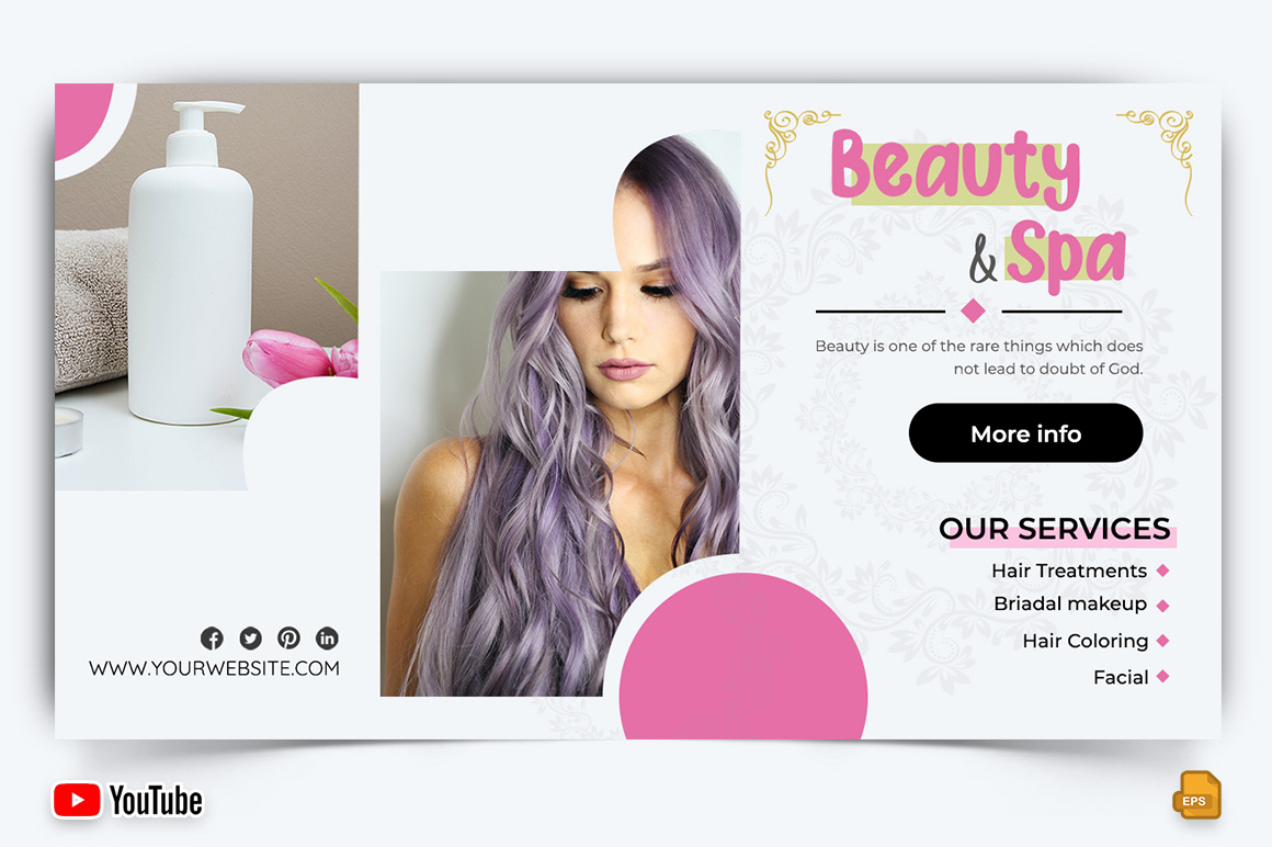 Spa and Salon YouTube Thumbnail Design -026