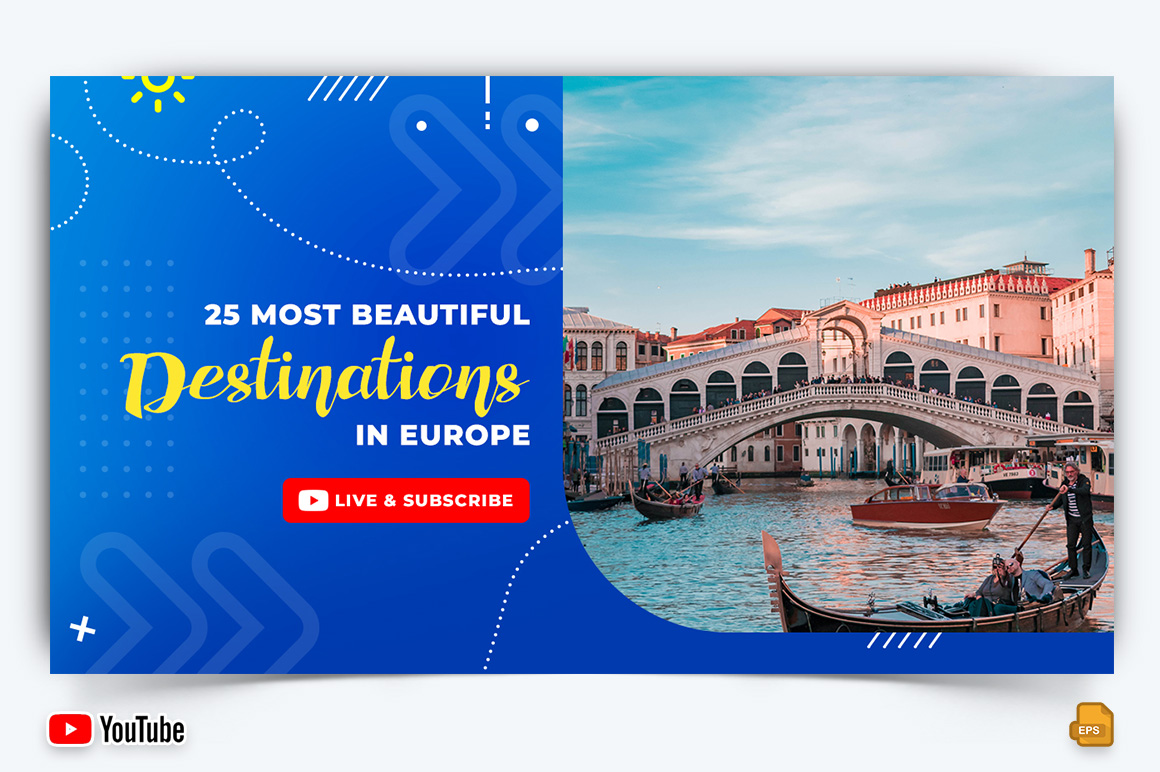 Travel and Trip YouTube Thumbnail Design -007