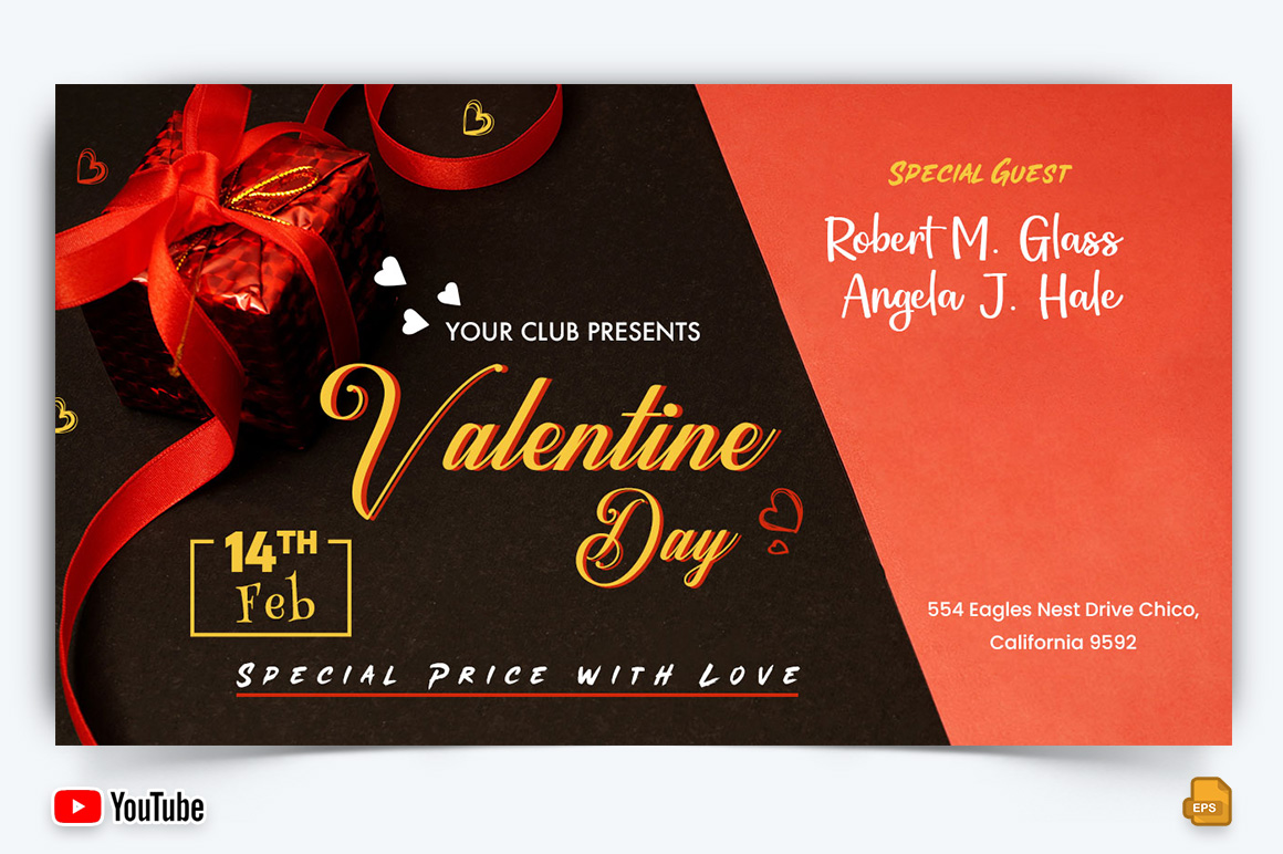 Valentines Day YouTube Thumbnail Design -006