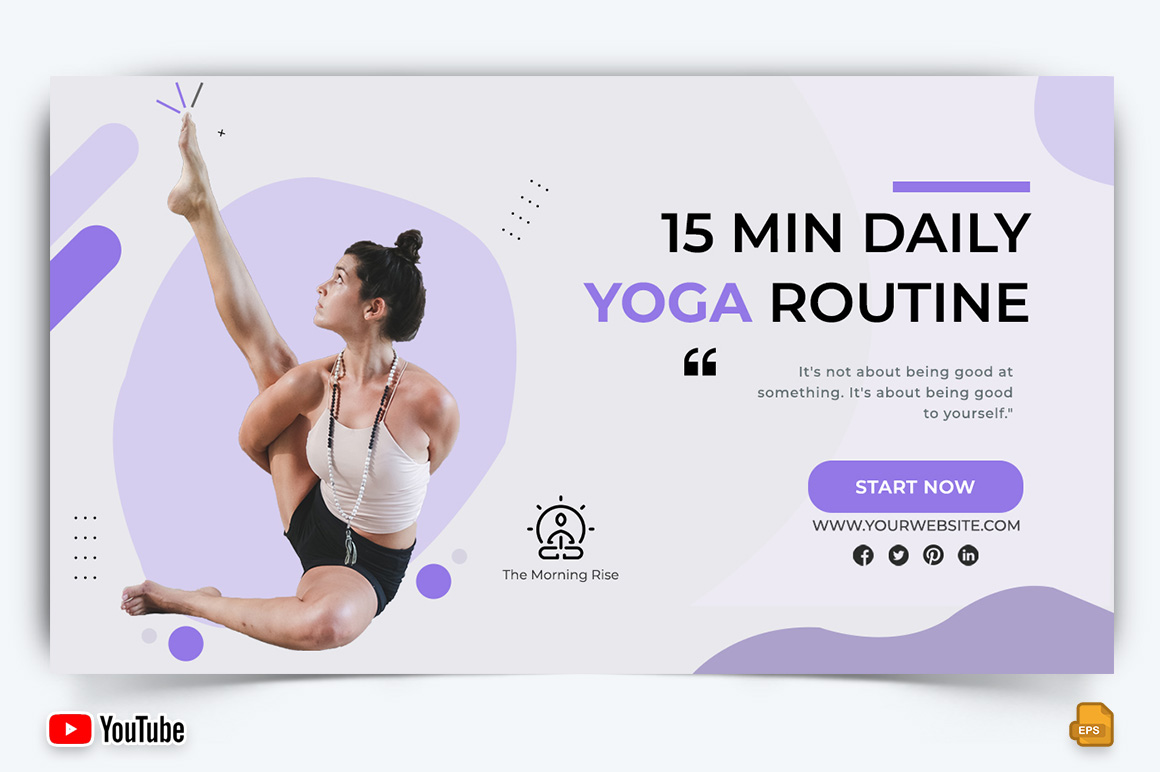 Yoga and Meditation YouTube Thumbnail Design -018