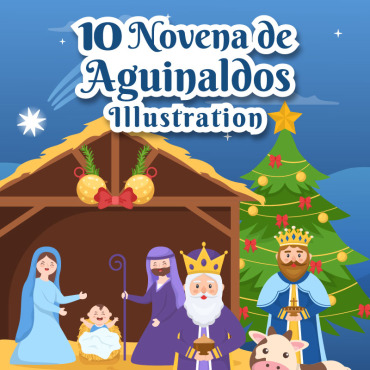 De Aguinaldos Illustrations Templates 284555