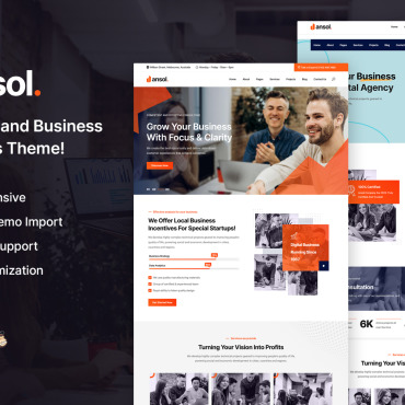 Business Company WordPress Themes 284617