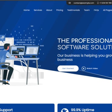 Bootstrap Business Responsive Website Templates 284618