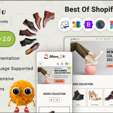 Responsive Shoes Shopify Themes 284628