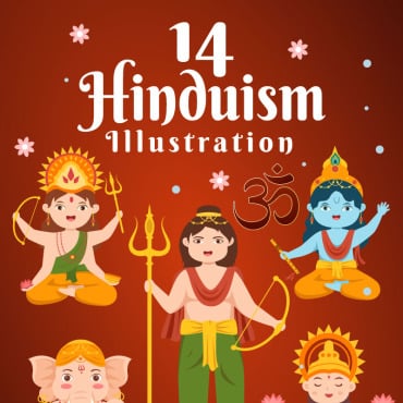 Hindu India Illustrations Templates 284687