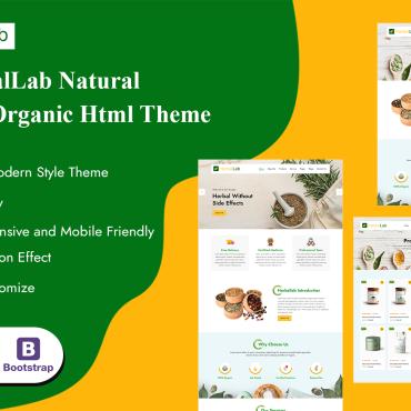 Food Organic Responsive Website Templates 284734