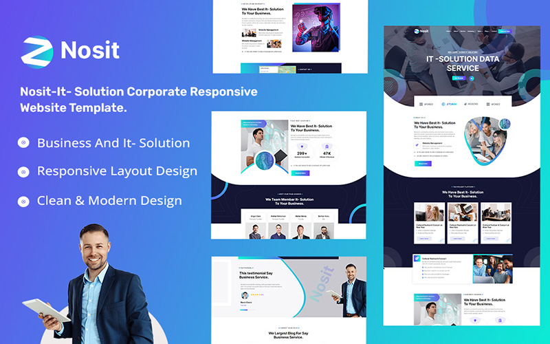 Nosit IT Solutions & Corporate Business  Responsive Template