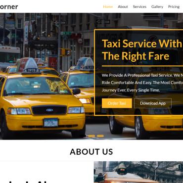 Booking Cab Landing Page Templates 284753