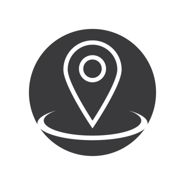 Point Map Logo Templates 284791