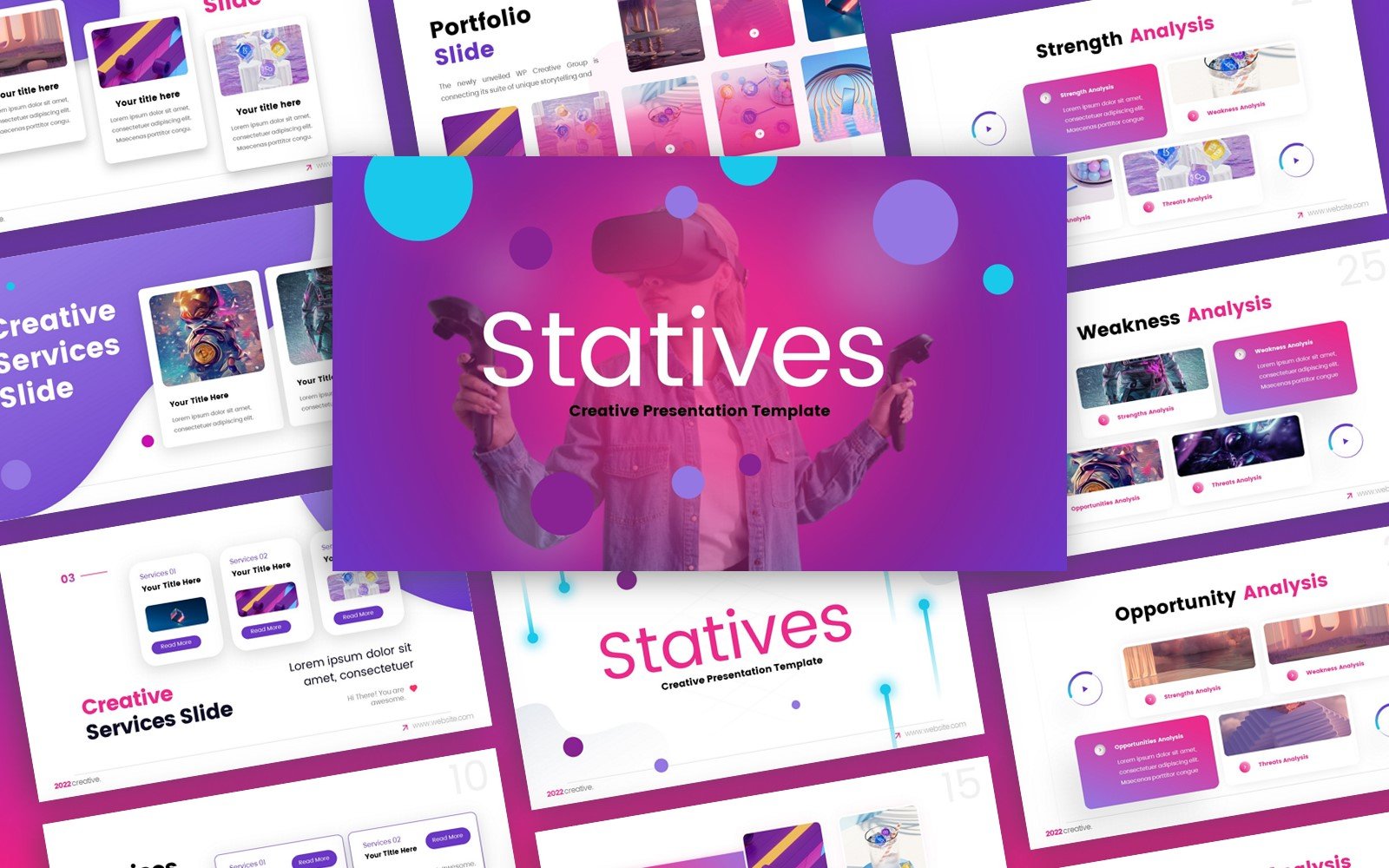 Satives - Creative Multipurpose PowerPoint Template