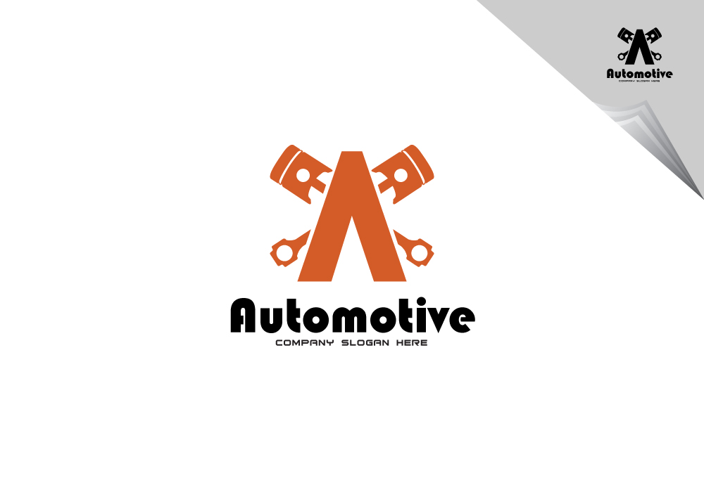 Minimal Auto Motive Logo Template