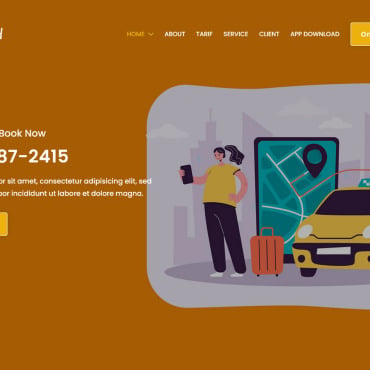Services Cars Landing Page Templates 284958