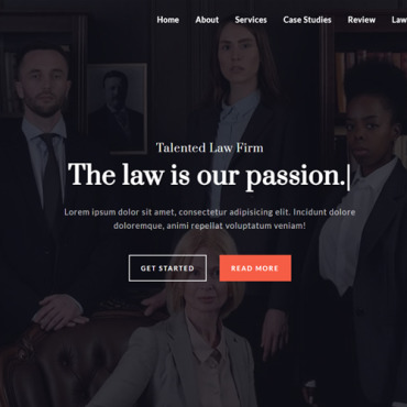 Advocate Agency Landing Page Templates 284960