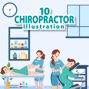 Chiropractic Health Illustrations Templates 285121