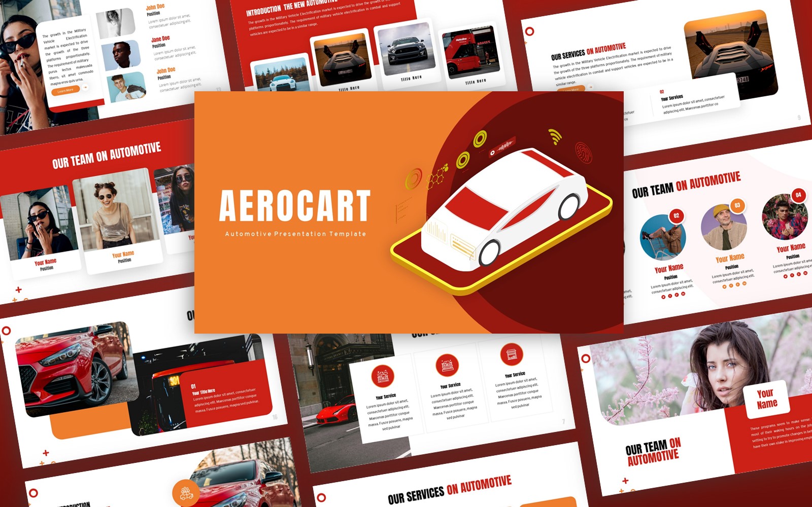 Aerocart - Automotive Presentation Template