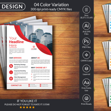 Design Flyer Corporate Identity 285203