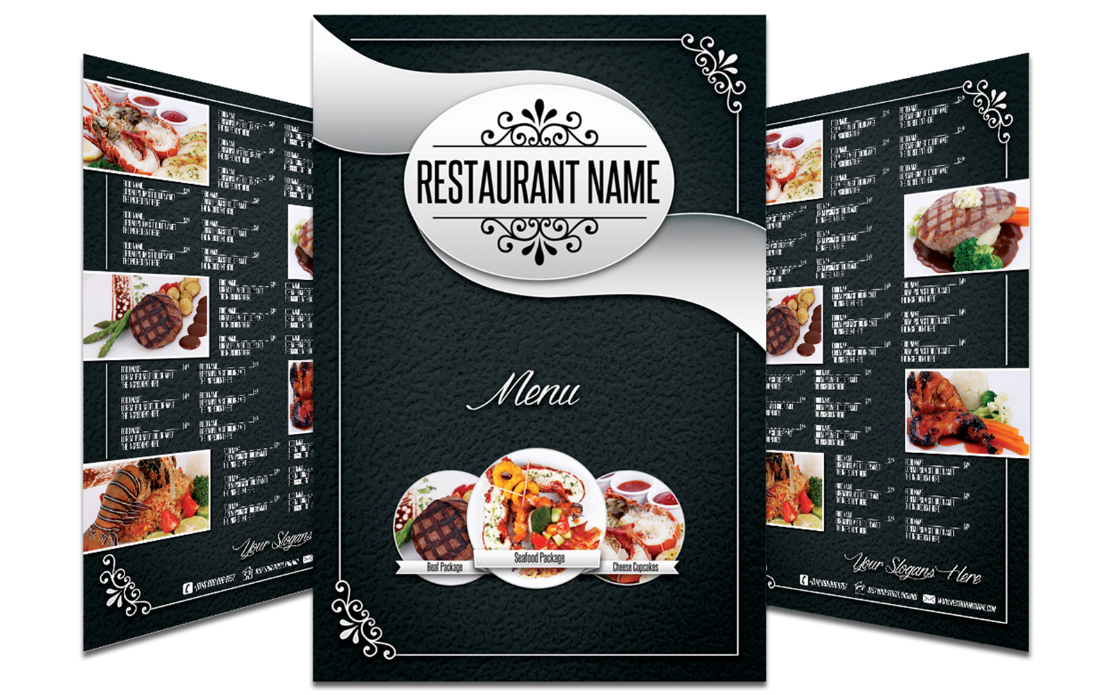 Restaurant Menu Flyer Template #5